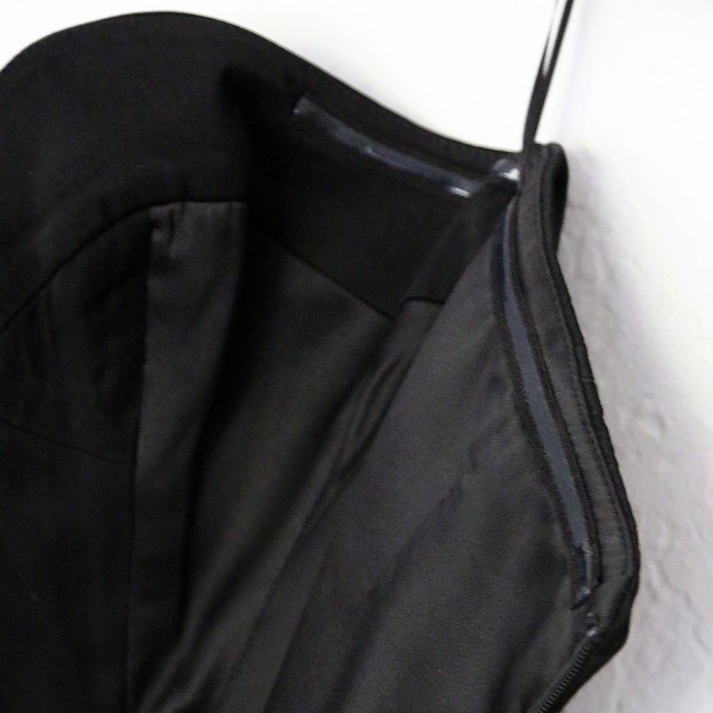 Keepsake Hearts On Fire Pant Suit Jumpsuit S Black Strapless Corset Pocket $190 - Picture 12 of 16